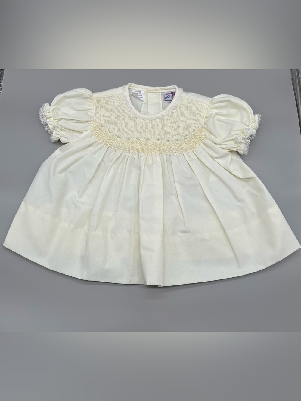 Petit Ami Soft Yellow Baby Dress